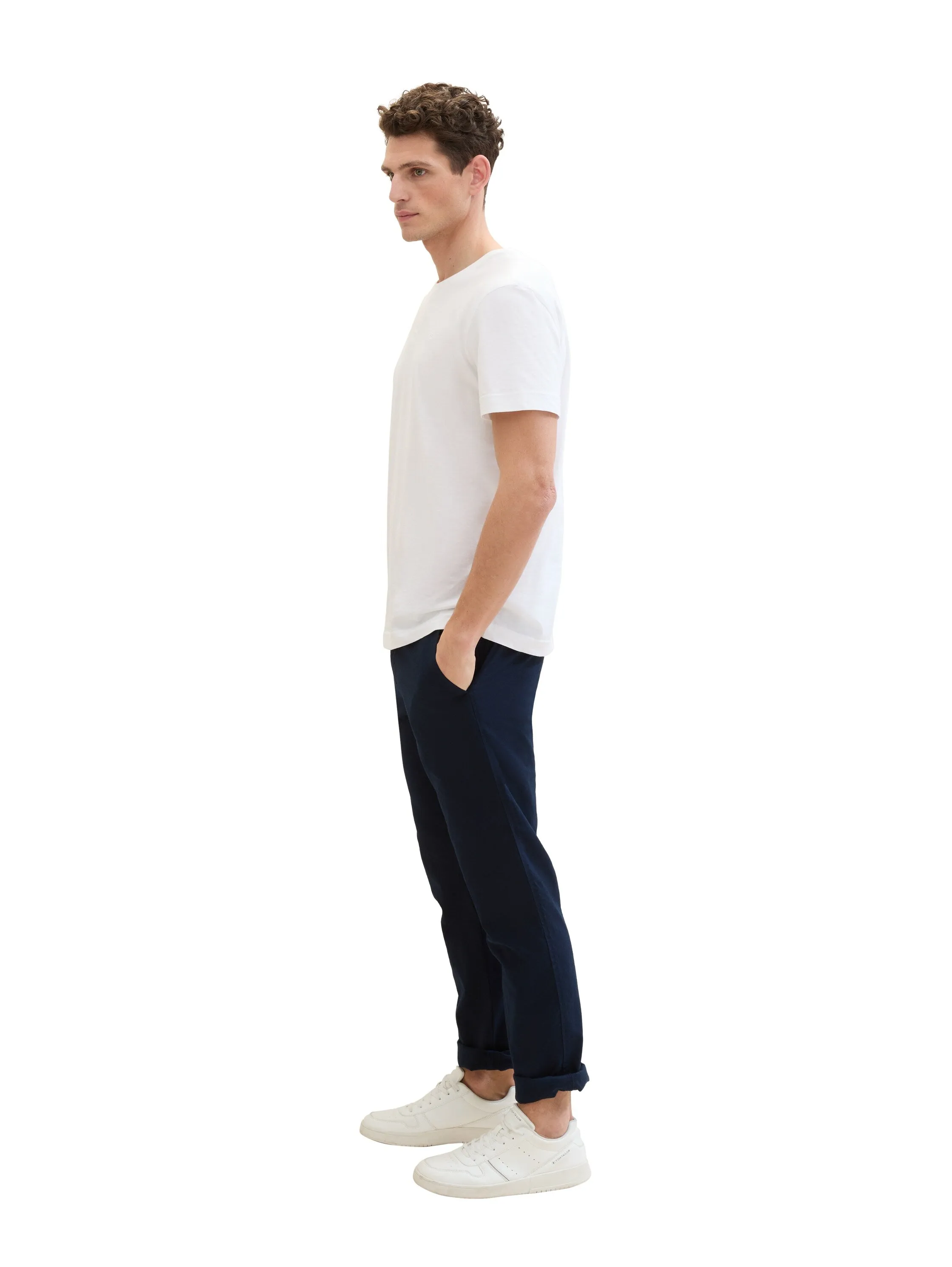 REGULAR COTTON LINEN CHINO