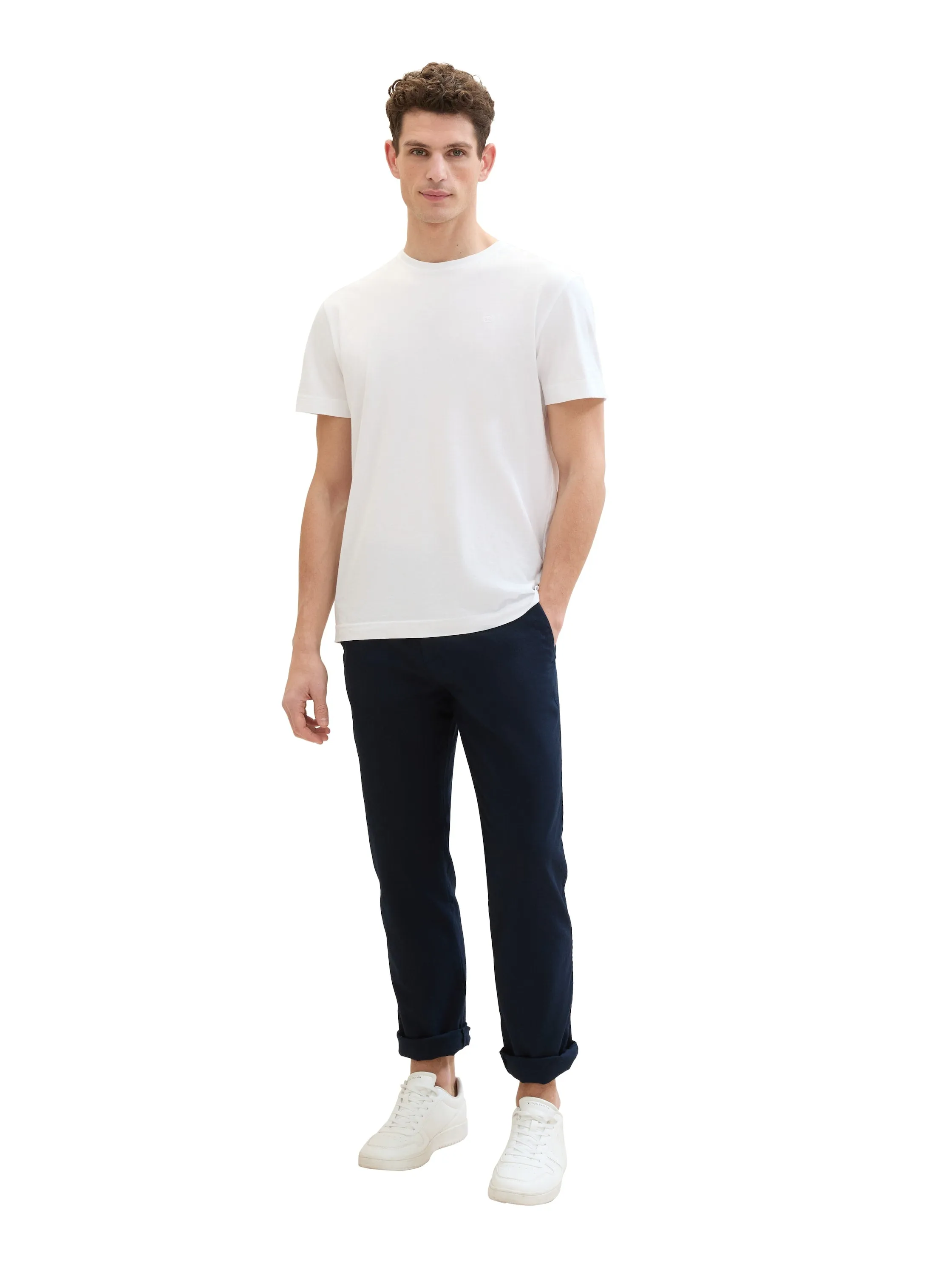 REGULAR COTTON LINEN CHINO