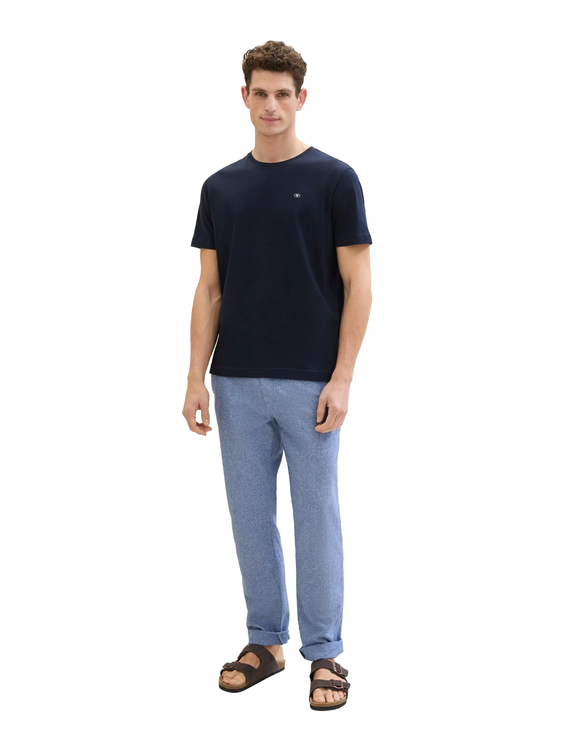 REGULAR COTTON LINEN CHINO