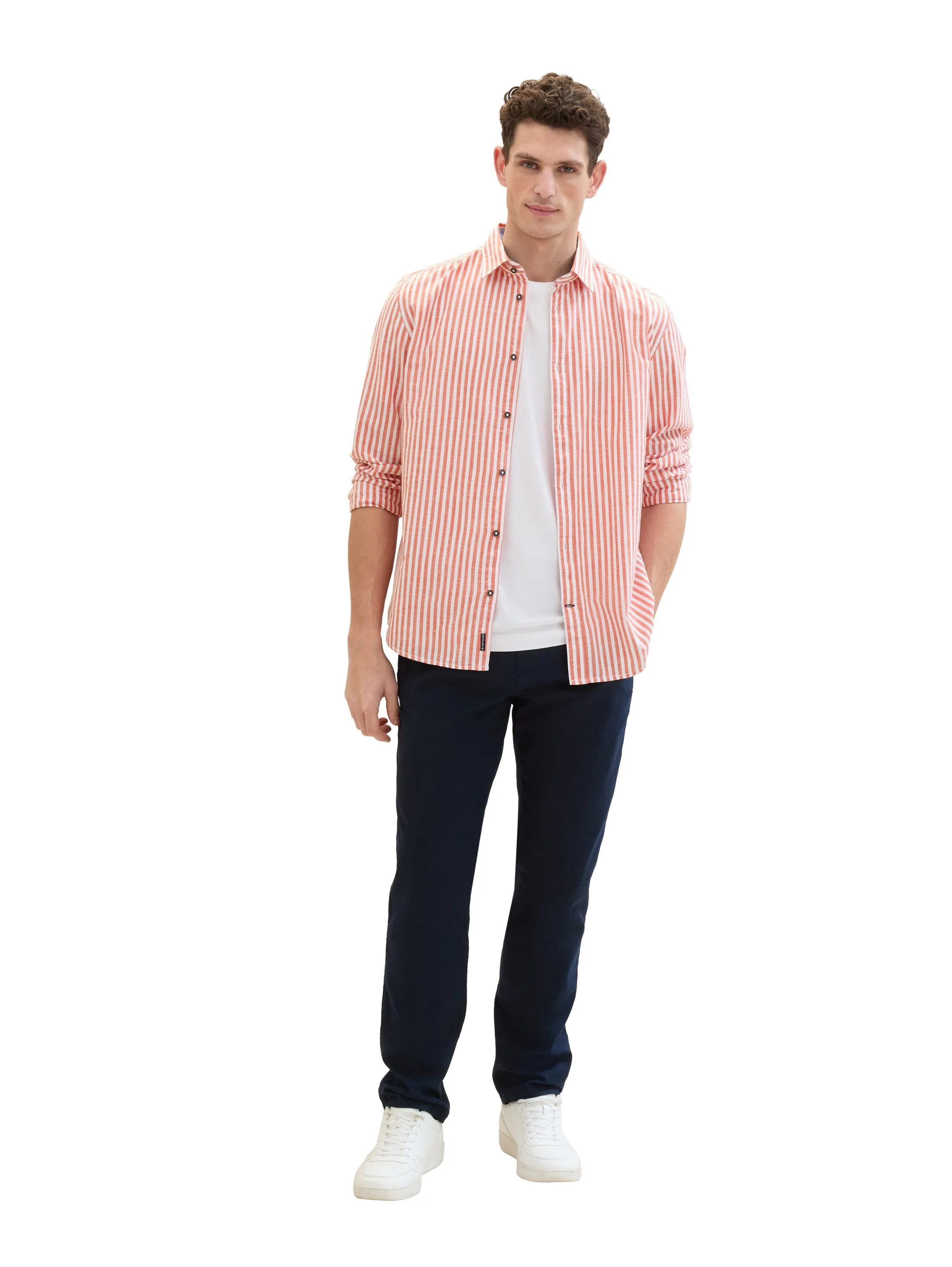 REGULAR COTTON LINEN CHINO