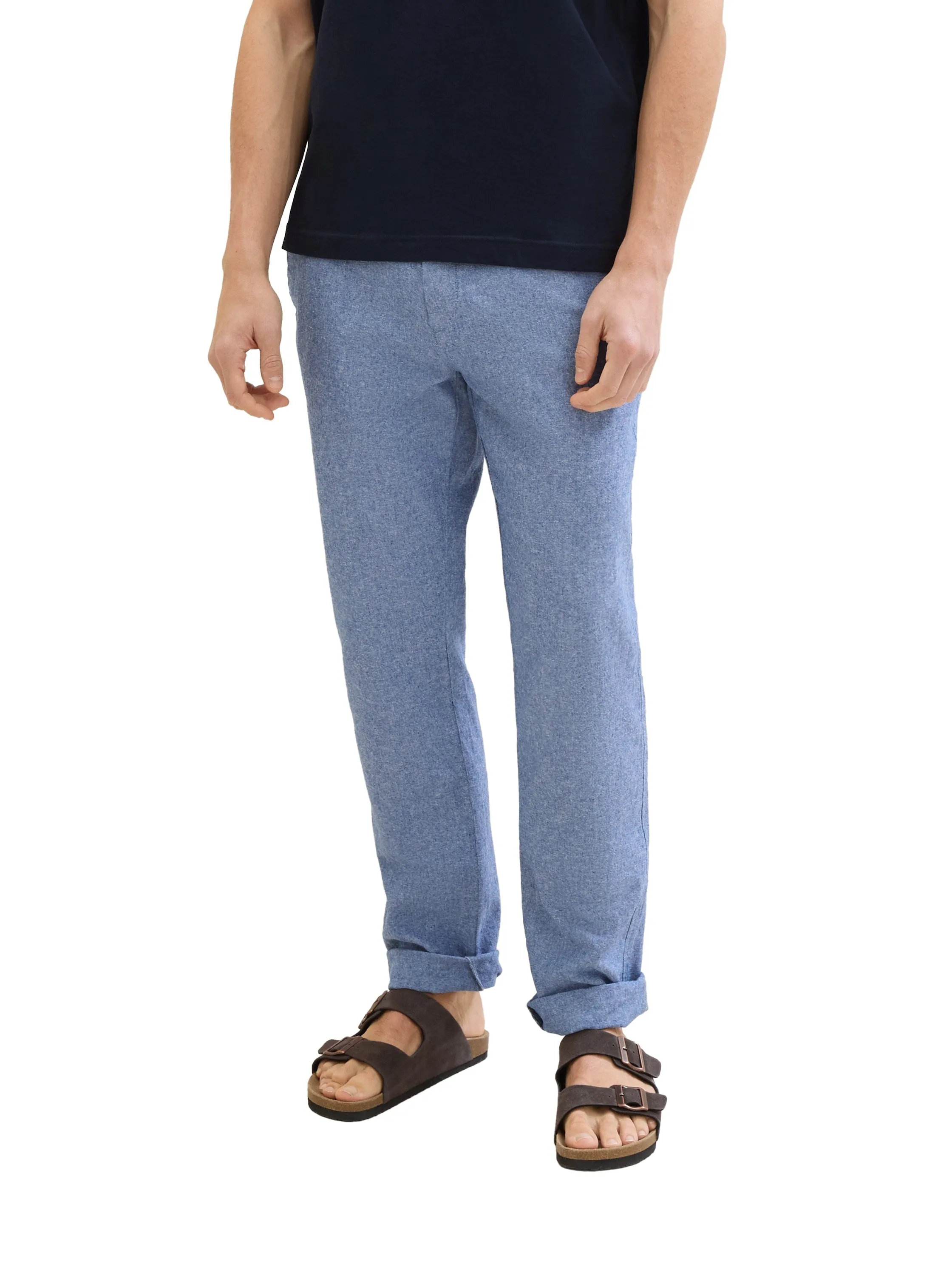 REGULAR COTTON LINEN CHINO