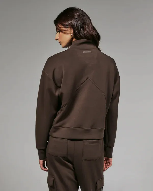 Rev Crop Quarter Zip (7 Diamonds)