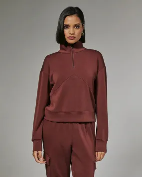 Rev Crop Quarter Zip (7 Diamonds)