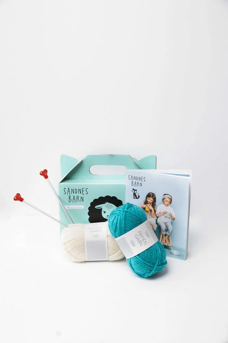 Sandnes Learn to Knit Kit