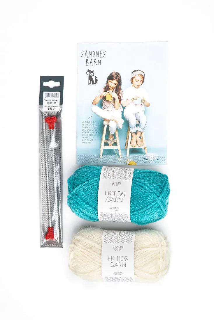 Sandnes Learn to Knit Kit