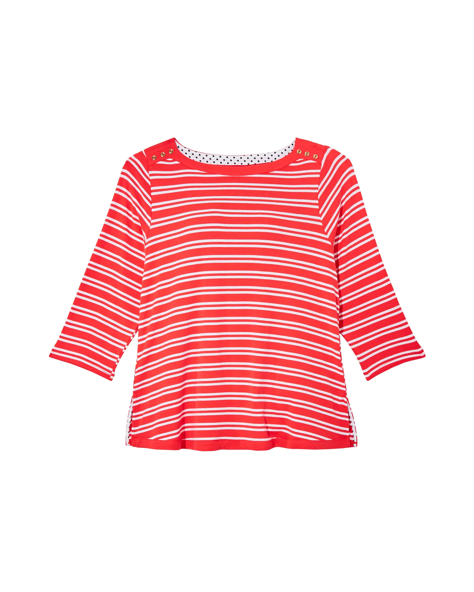 Sandra Top | Red / White