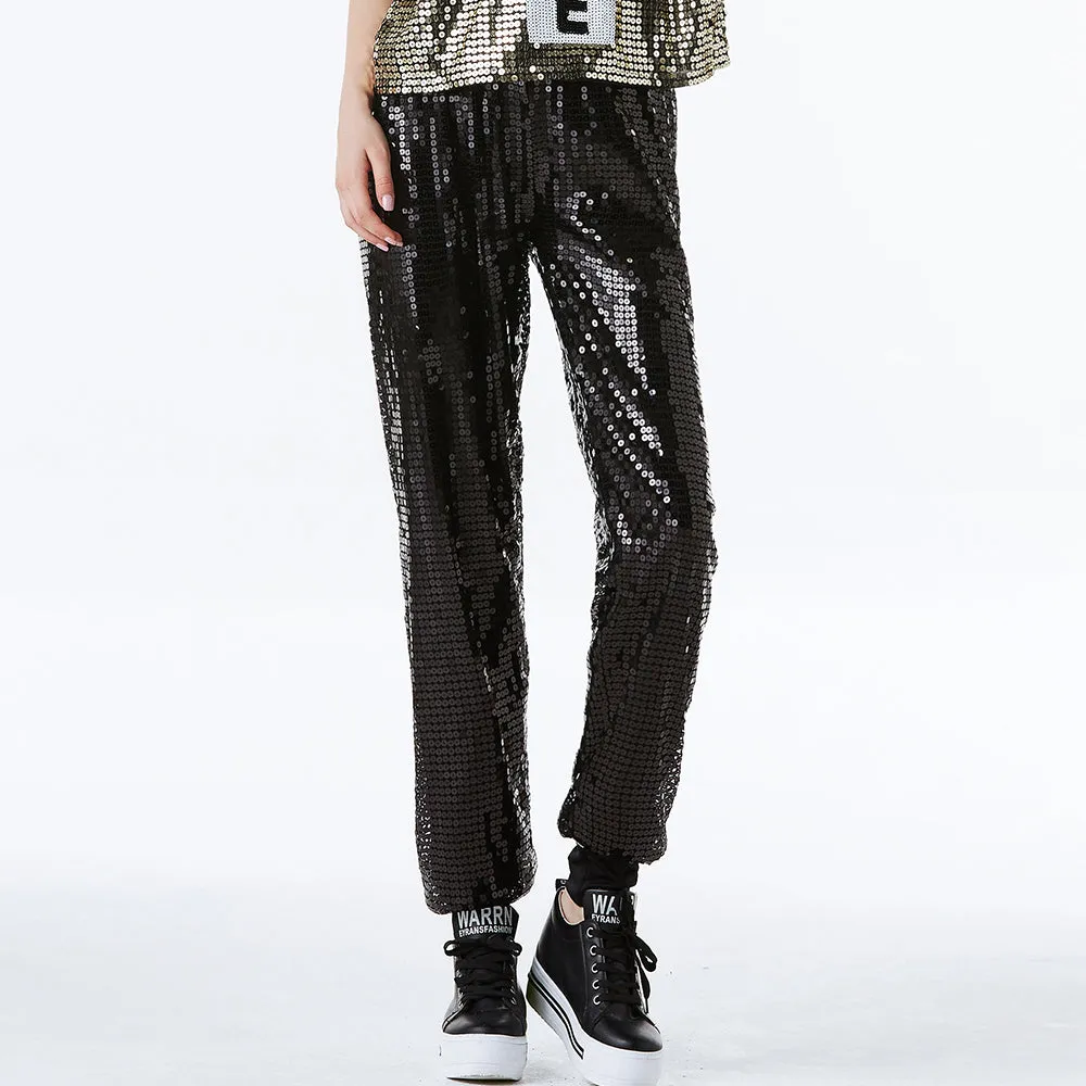 Sequin Joggers