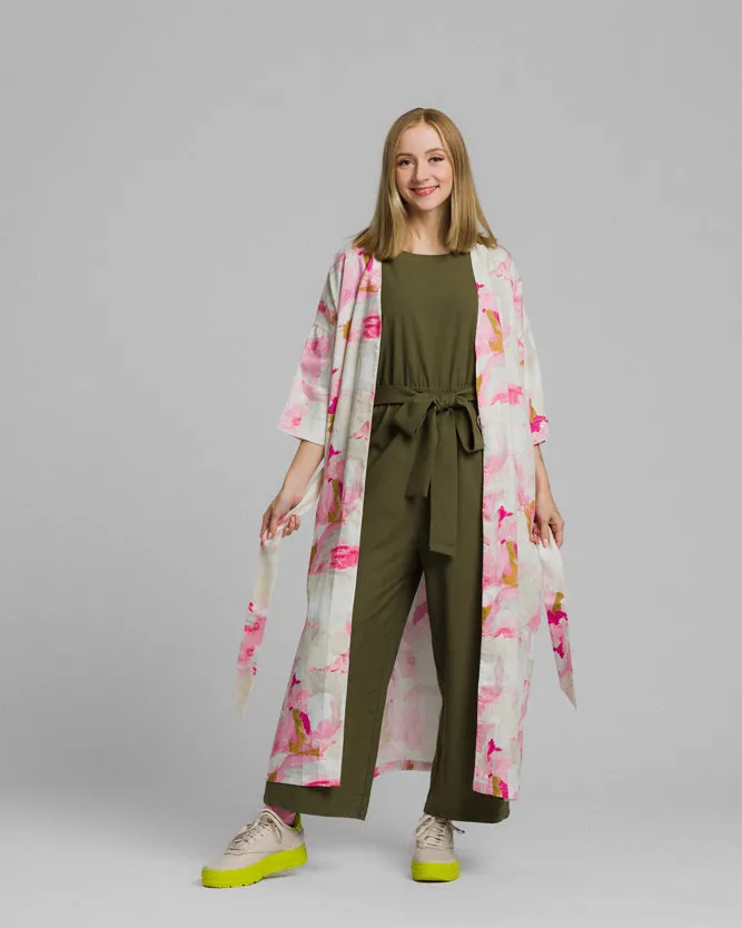 Siena Jacket / Wrap Dress Rosa