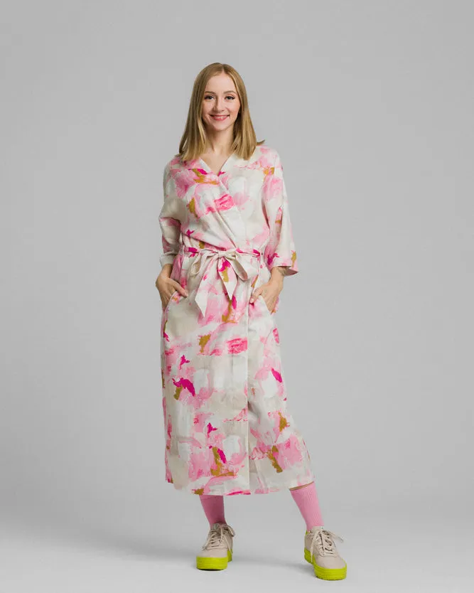 Siena Jacket / Wrap Dress Rosa