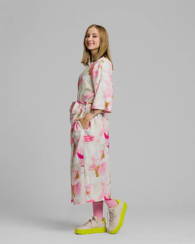 Siena Jacket / Wrap Dress Rosa