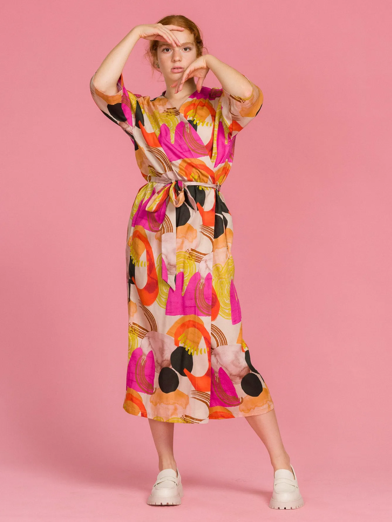 Siena Wrap Dress / Jacket Dancing Shapes