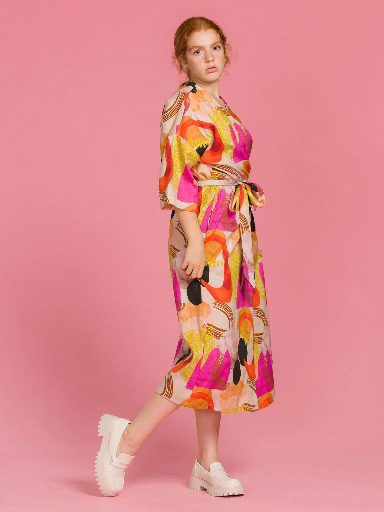 Siena Wrap Dress / Jacket Dancing Shapes