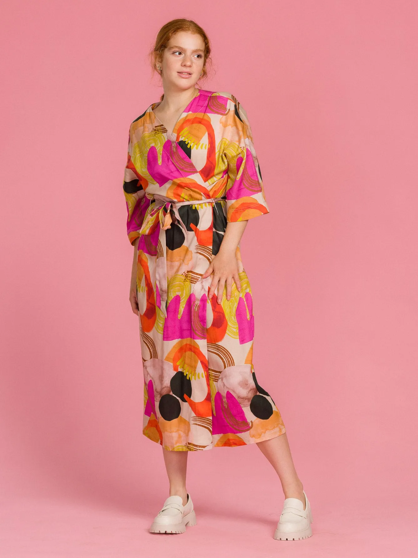 Siena Wrap Dress / Jacket Dancing Shapes