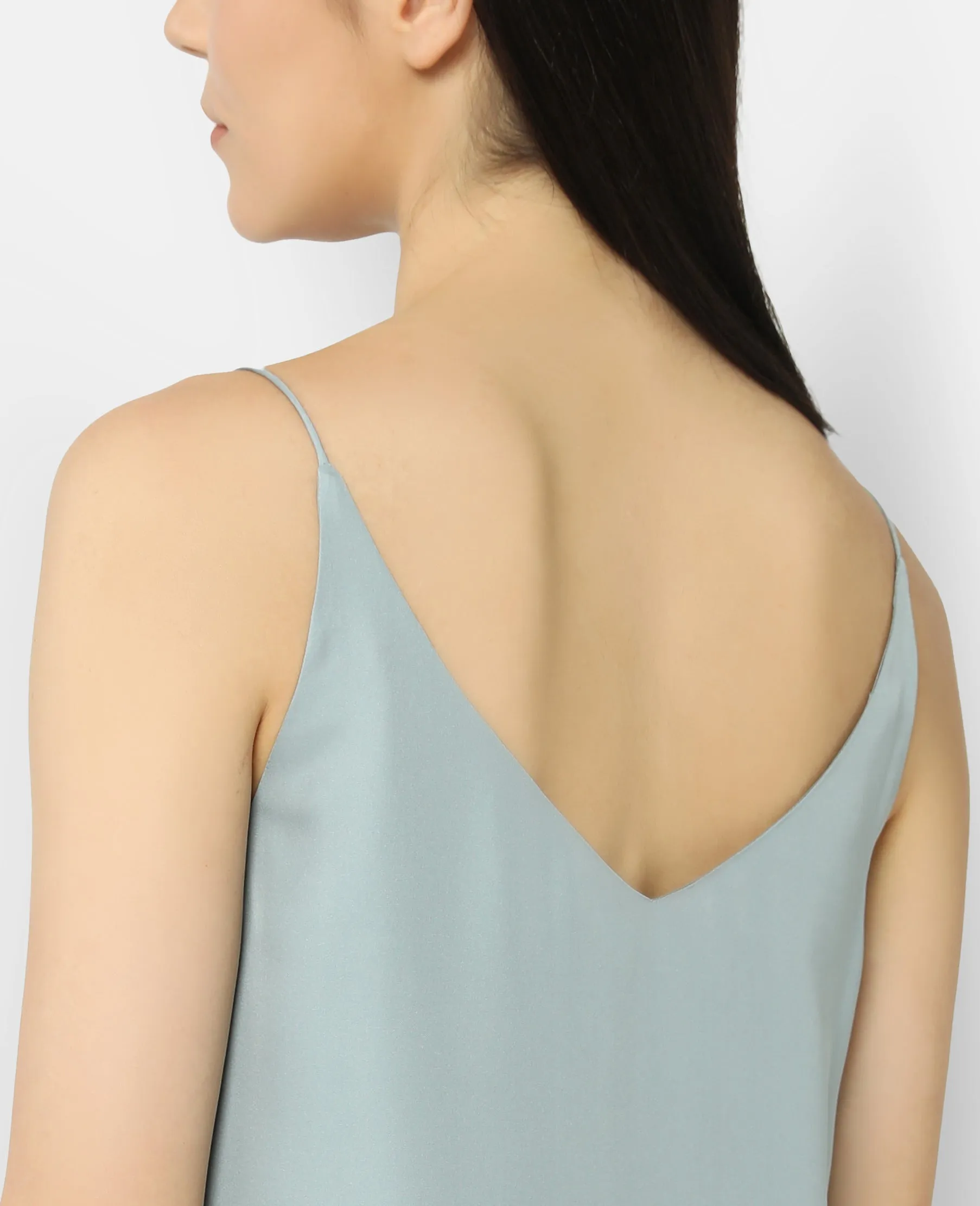 Silk Signature V Slip Dress