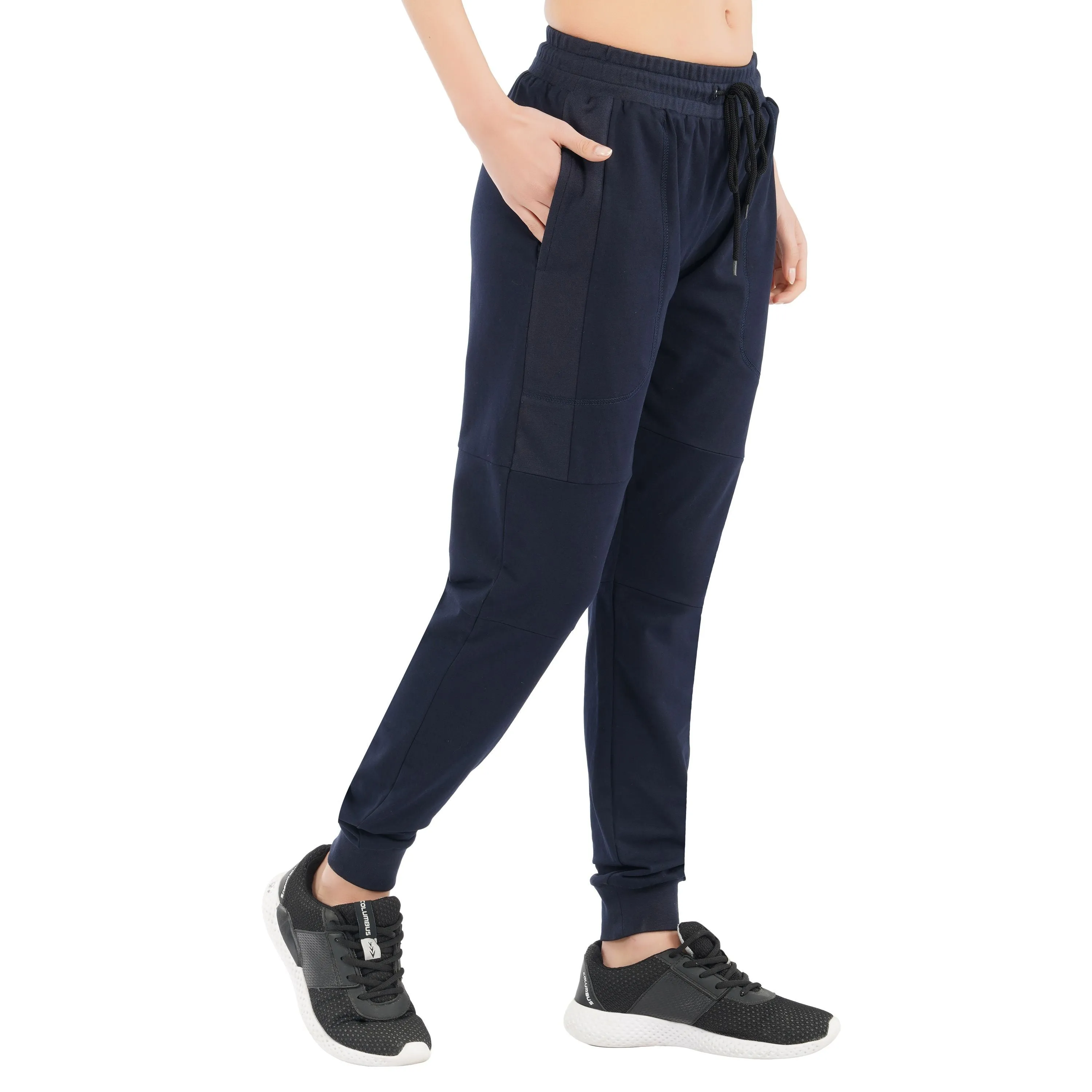 SLAY. Women's Navy Blue Joggers