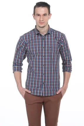 Slim Fit Checks Shirt