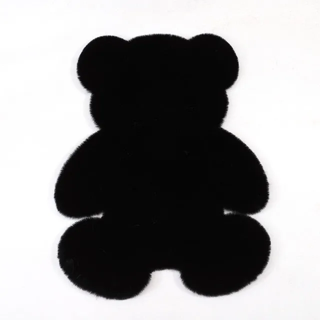 Soft Plush Bear Carpet- Bear Rugs with soft Silk