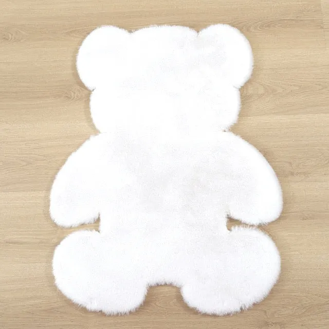 Soft Plush Bear Carpet- Bear Rugs with soft Silk