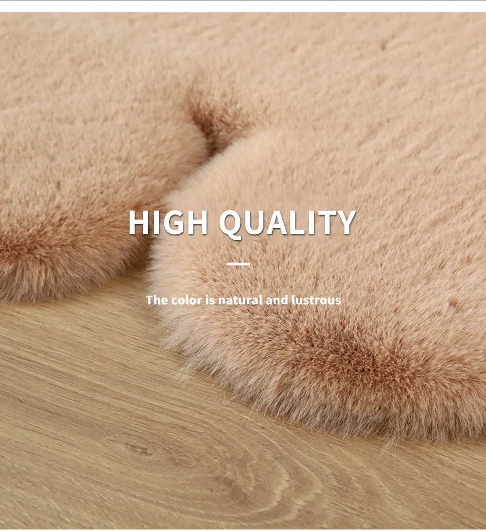 Soft Plush Bear Carpet- Bear Rugs with soft Silk