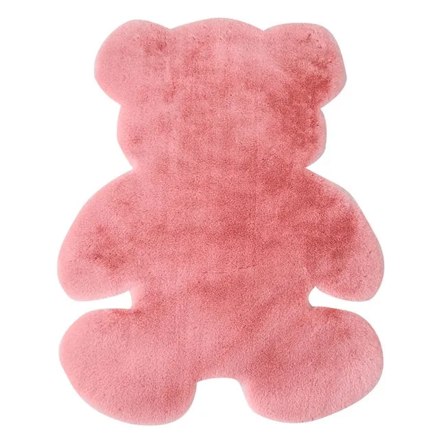 Soft Plush Bear Carpet- Bear Rugs with soft Silk