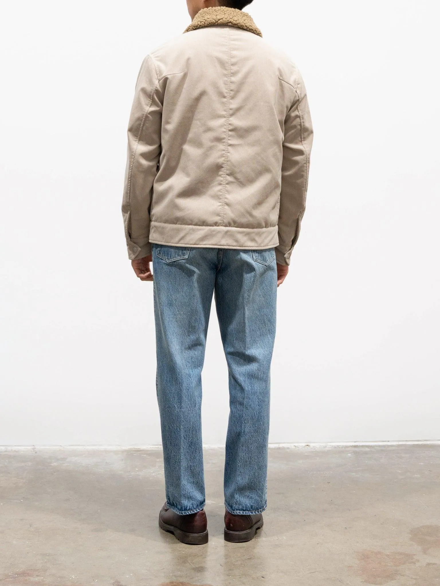 SOLOTEX Poly Stretch Corduroy Bomber Jacket - Graige