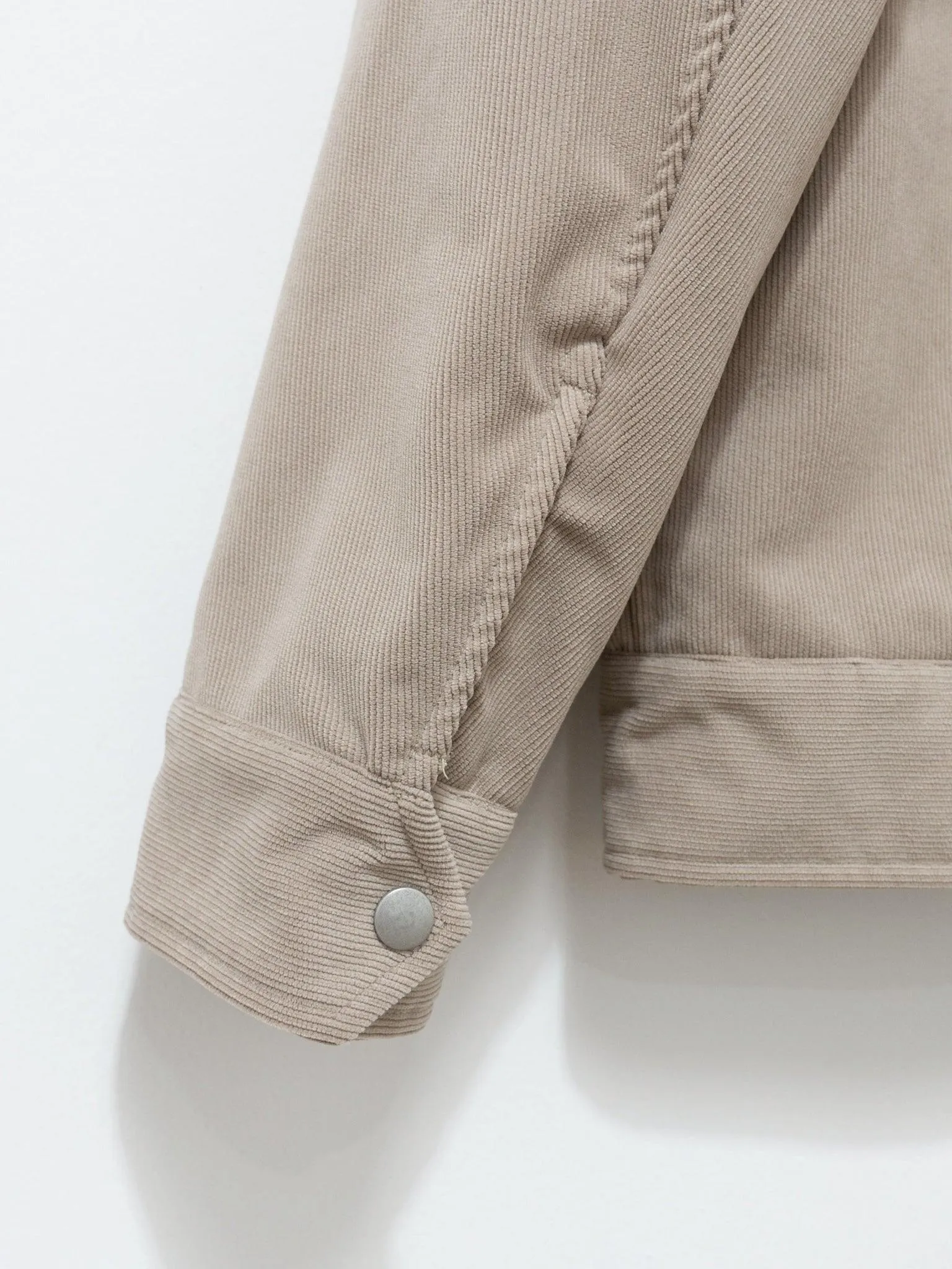 SOLOTEX Poly Stretch Corduroy Bomber Jacket - Graige