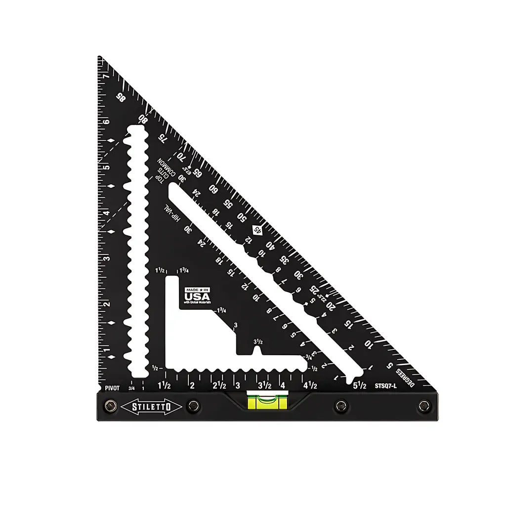 STILETTO® 7" Carpenter Square with Level