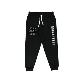 STWS Fleece Joggers (Black)