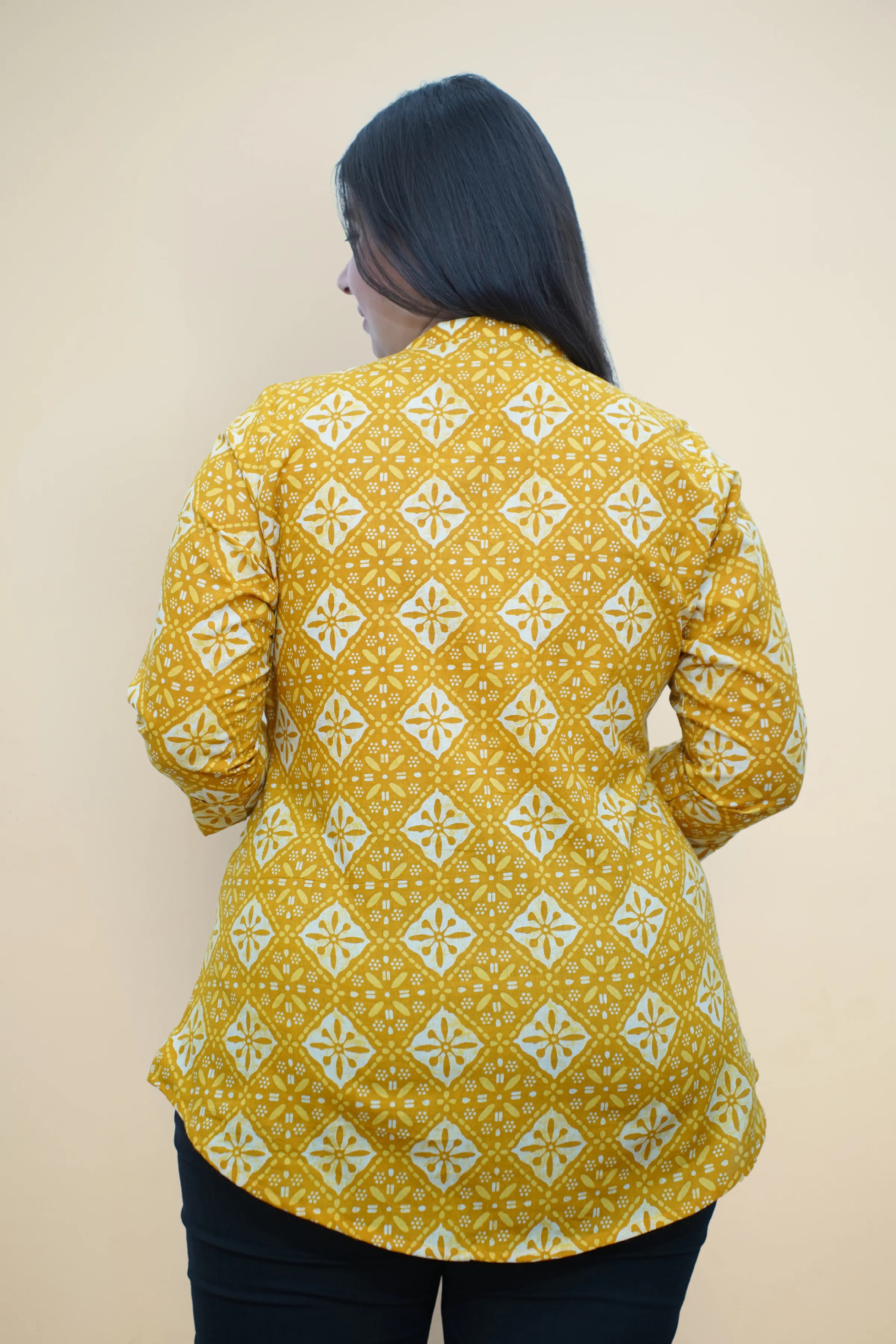 Sunny Day Block Printed Cotton Kurta