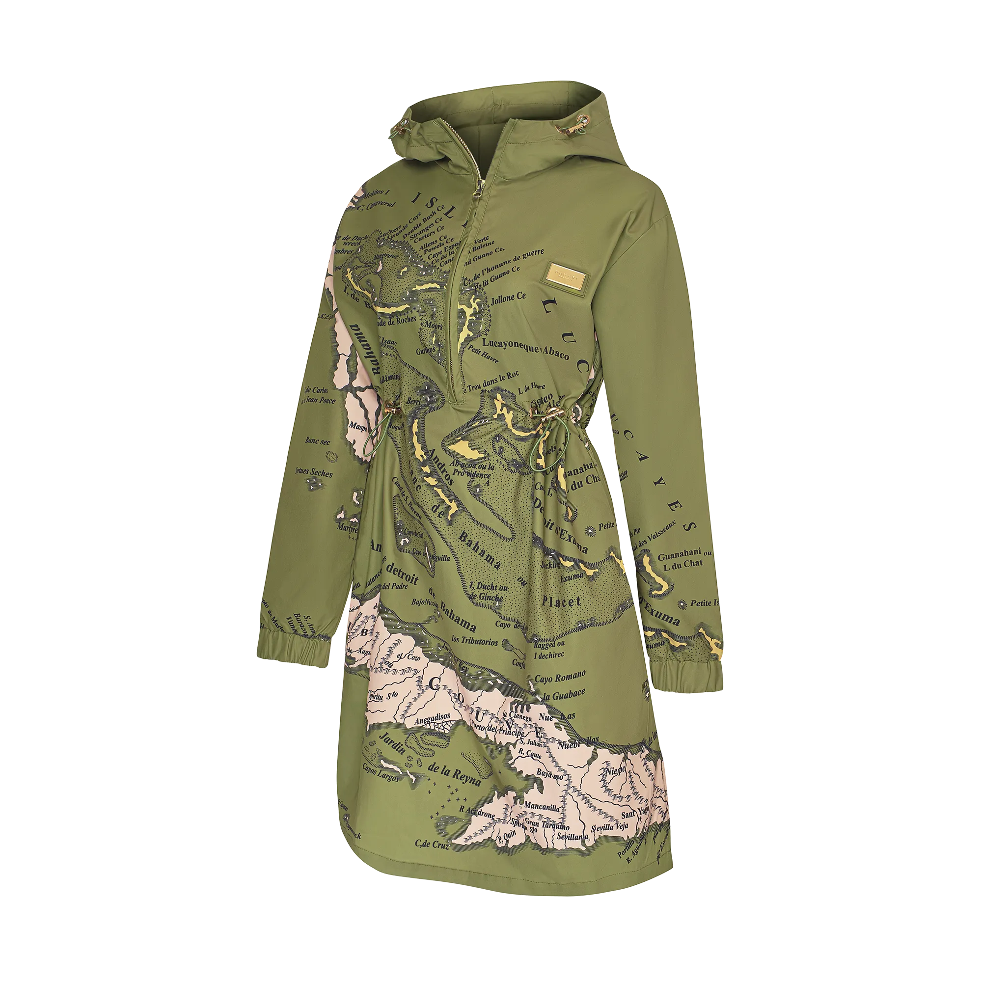 THE CARTE LUCAYOS JACKET DRESS- OLIVE