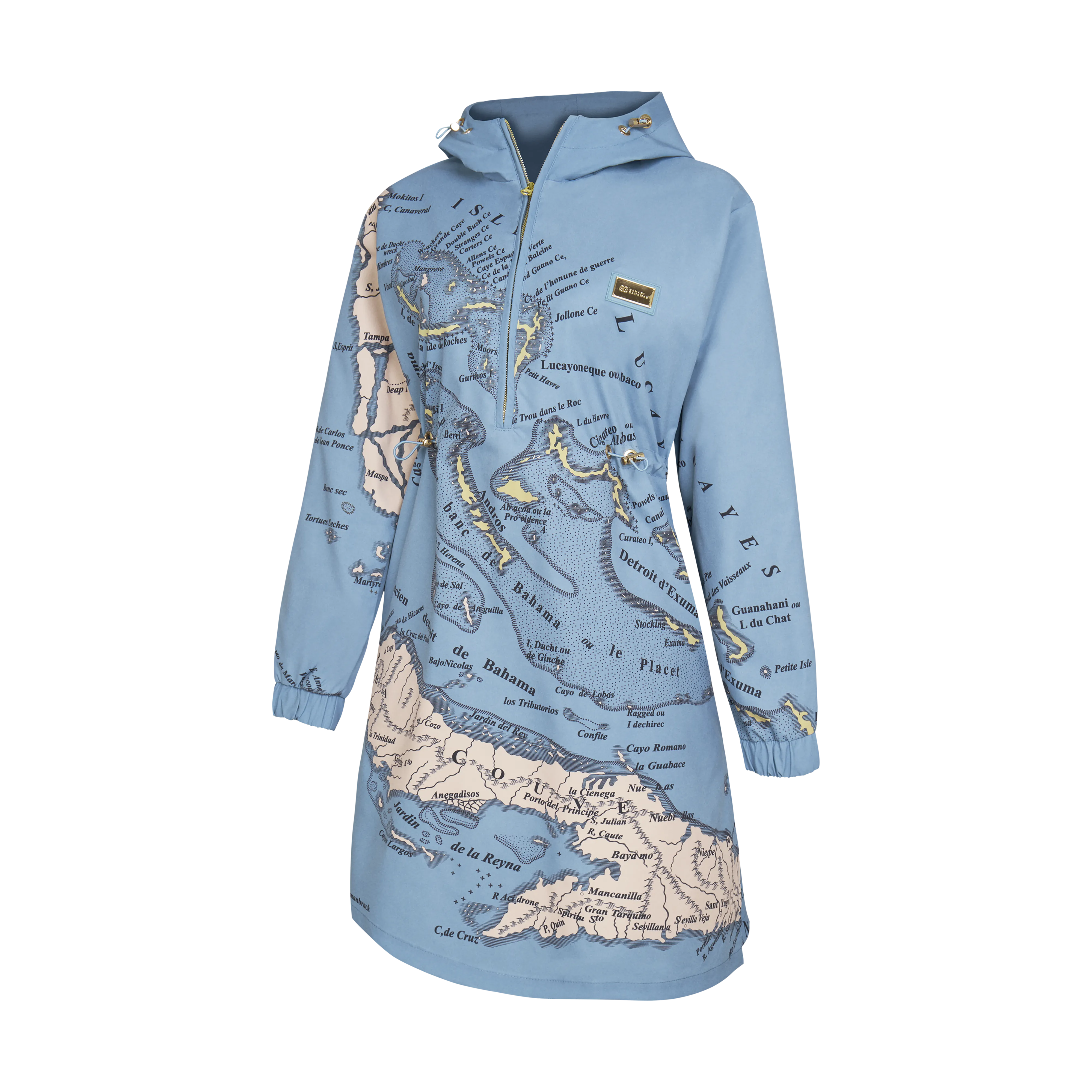 THE CARTE LUCAYOS JACKET DRESS- SKY