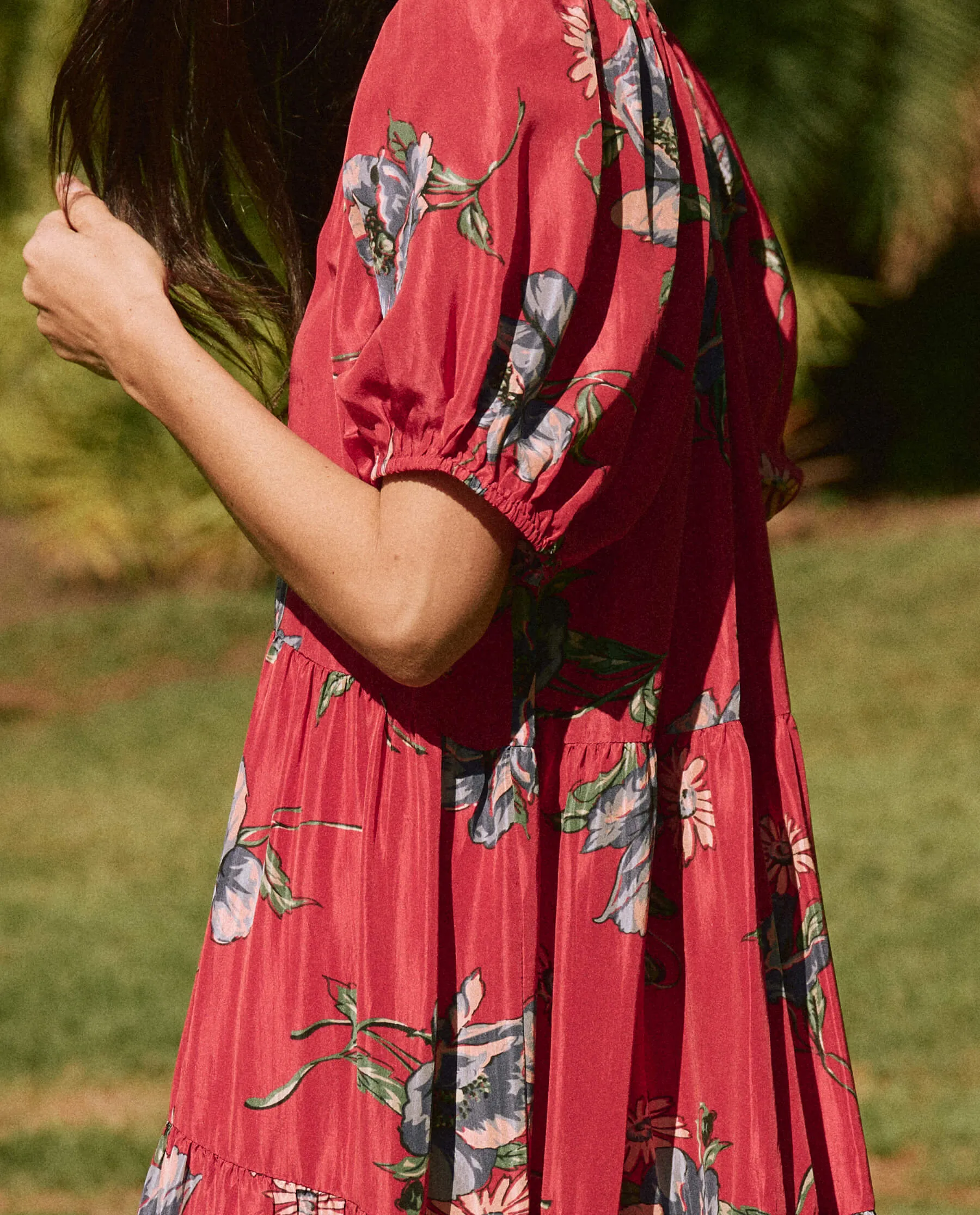 The Great - The Afternoon Dress in Silk Garden Pasture Floral