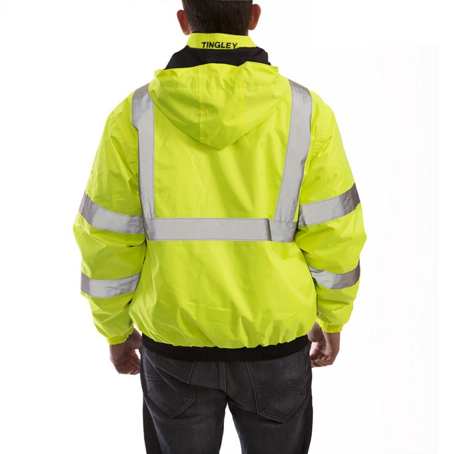 Tingley Bomber II Jacket, Lime J26112, Hi-Vis Insulated Safety Jacket