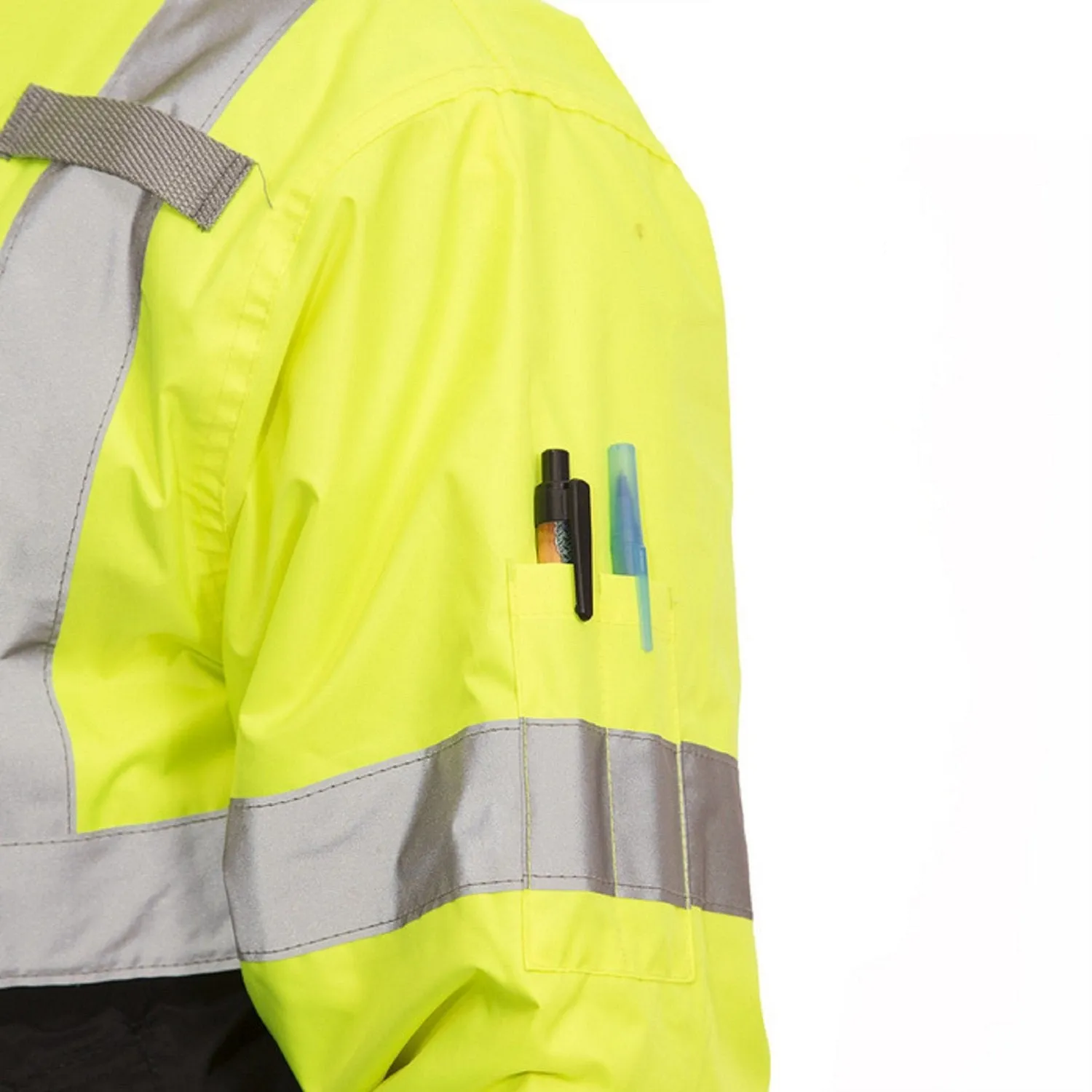 Tingley Bomber II Jacket, Lime J26112, Hi-Vis Insulated Safety Jacket