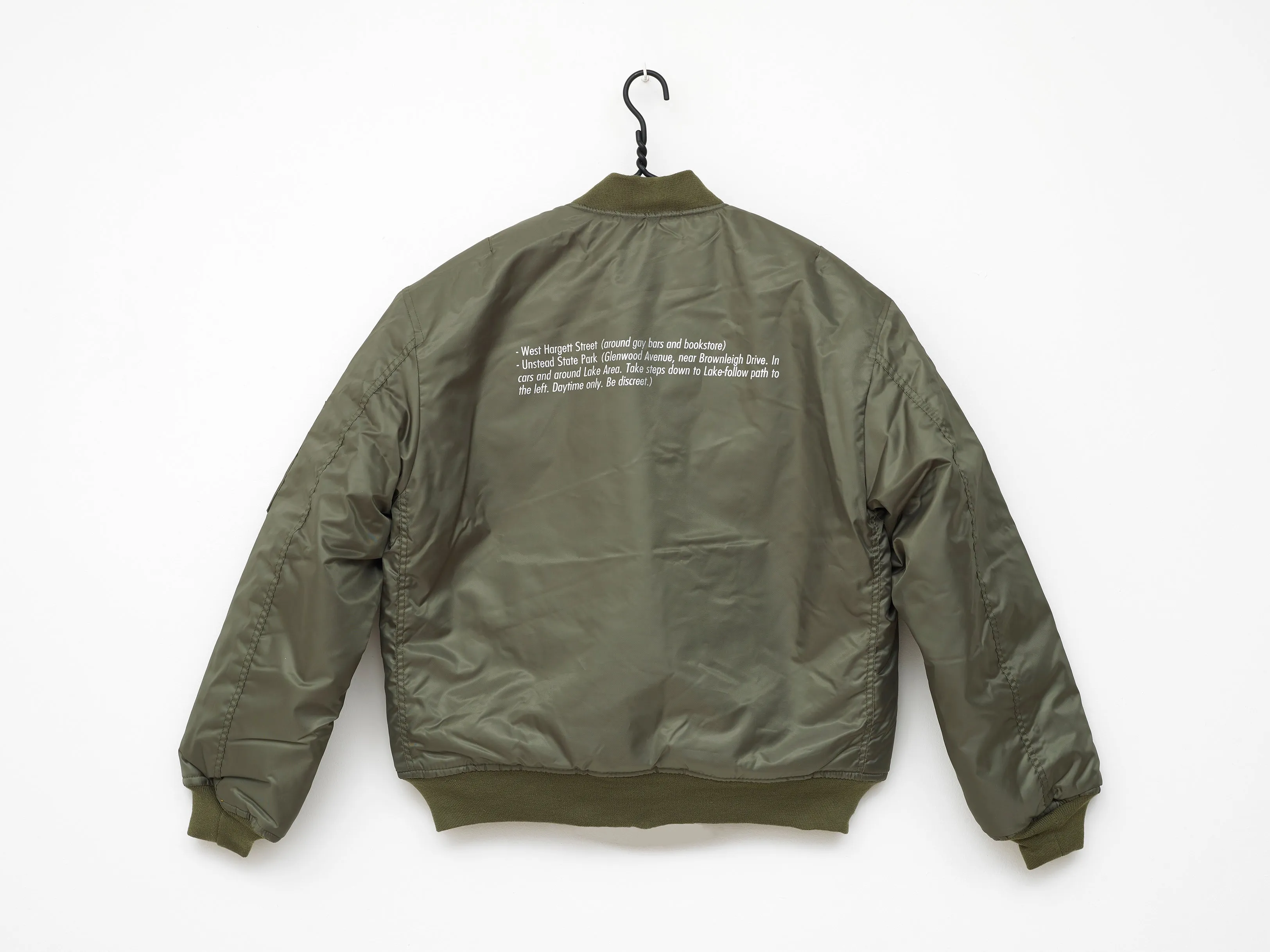 Tom Burr | Green Bomber Jacket (2019)