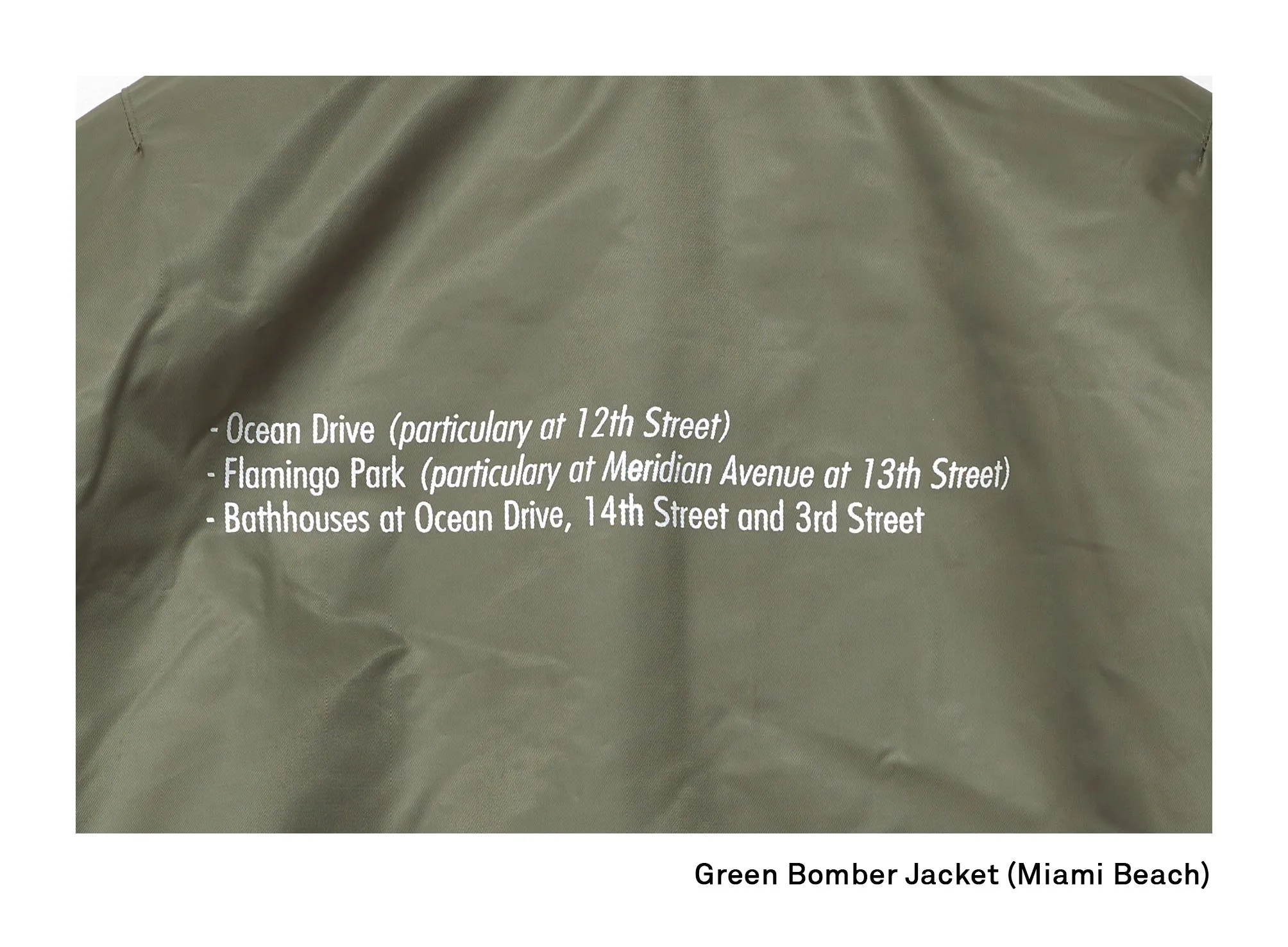 Tom Burr | Green Bomber Jacket (2019)