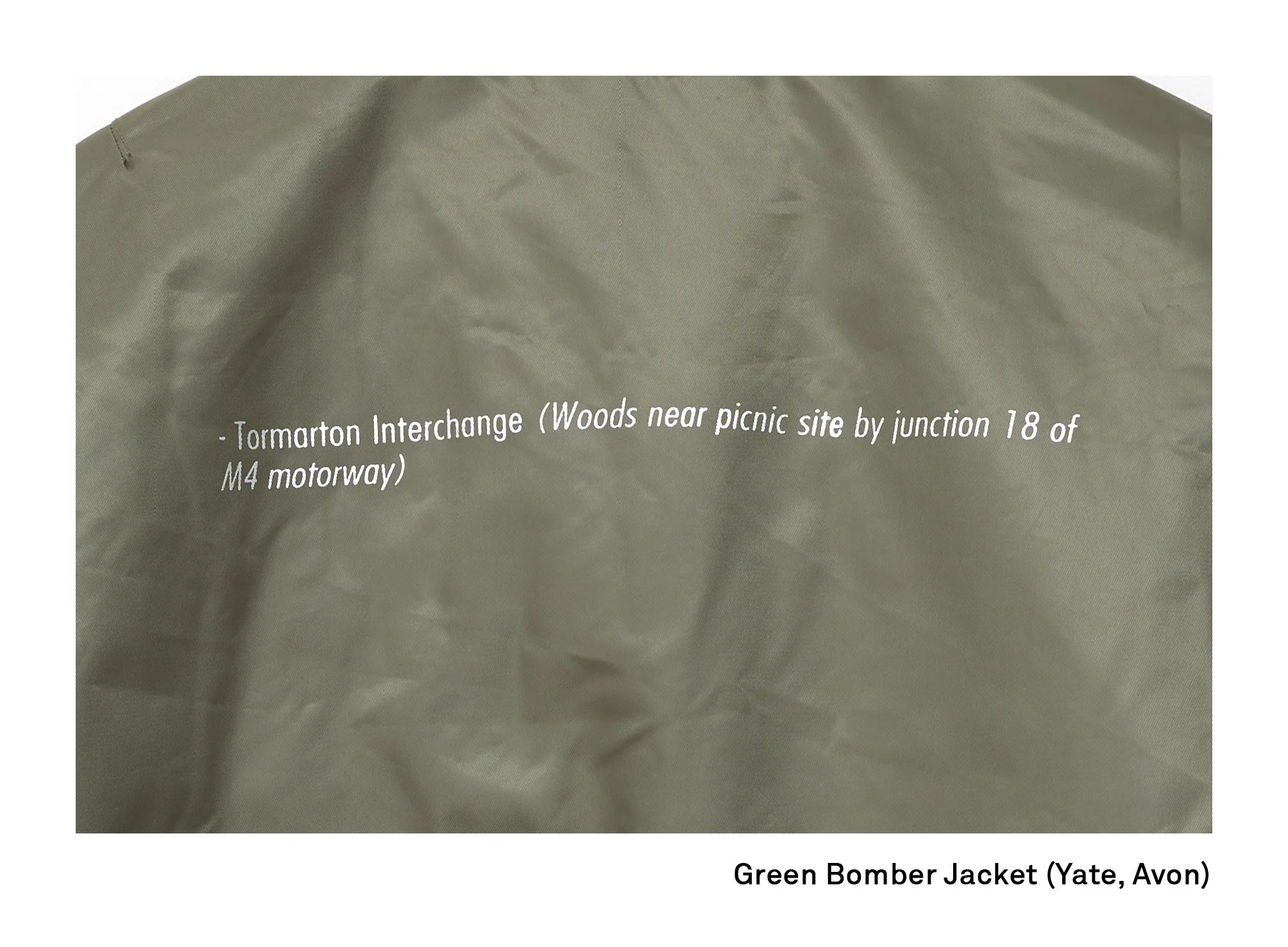 Tom Burr | Green Bomber Jacket (2019)