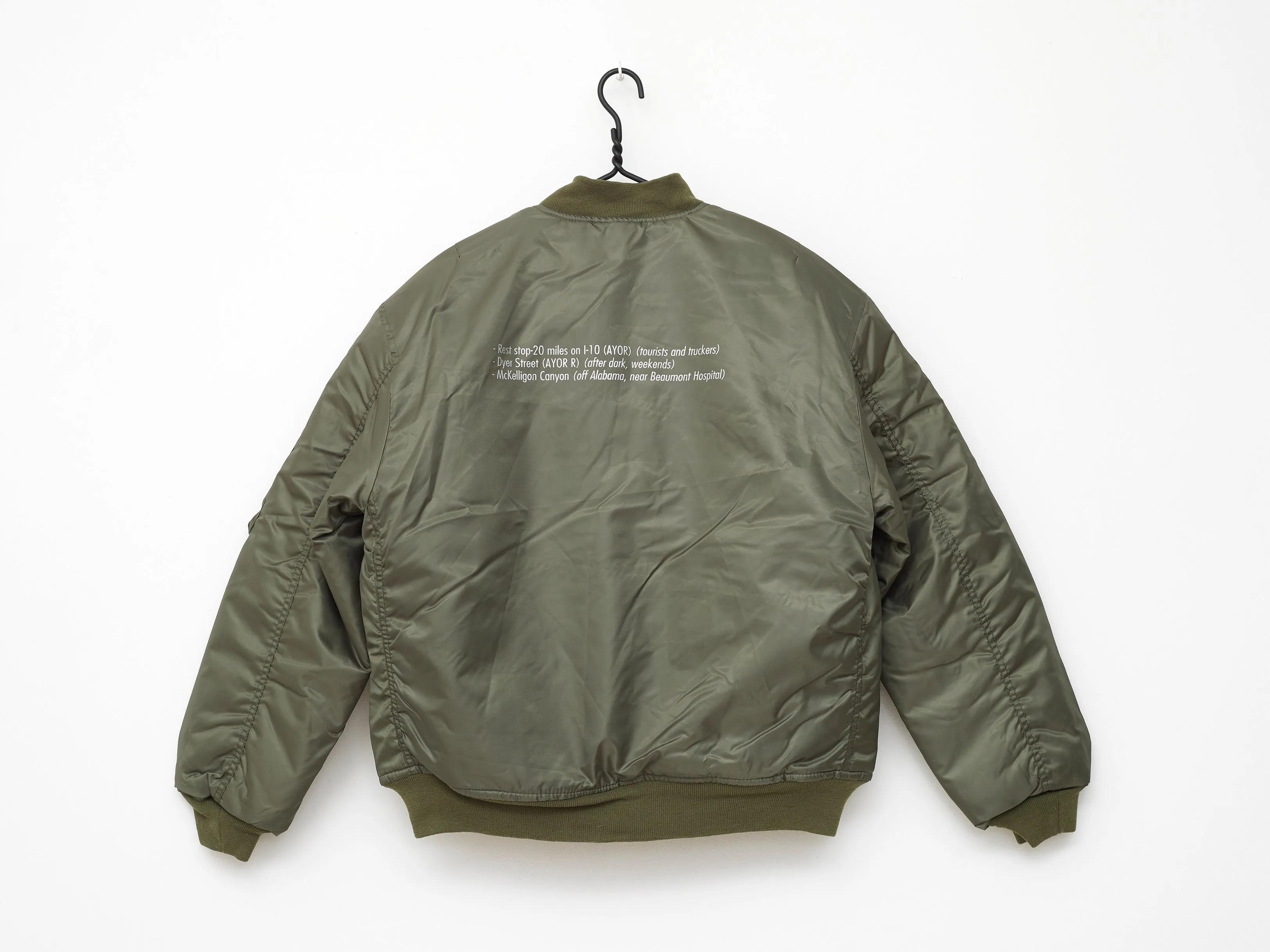 Tom Burr | Green Bomber Jacket (2019)