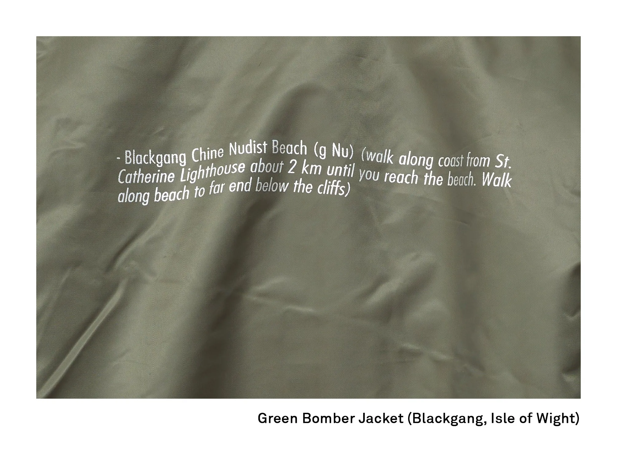 Tom Burr | Green Bomber Jacket (2019)