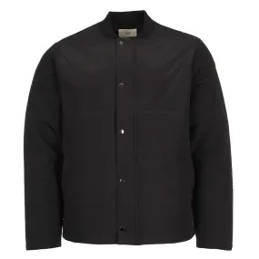 Two Tone Wadded Contour Jacket - Black - LAST PIECE