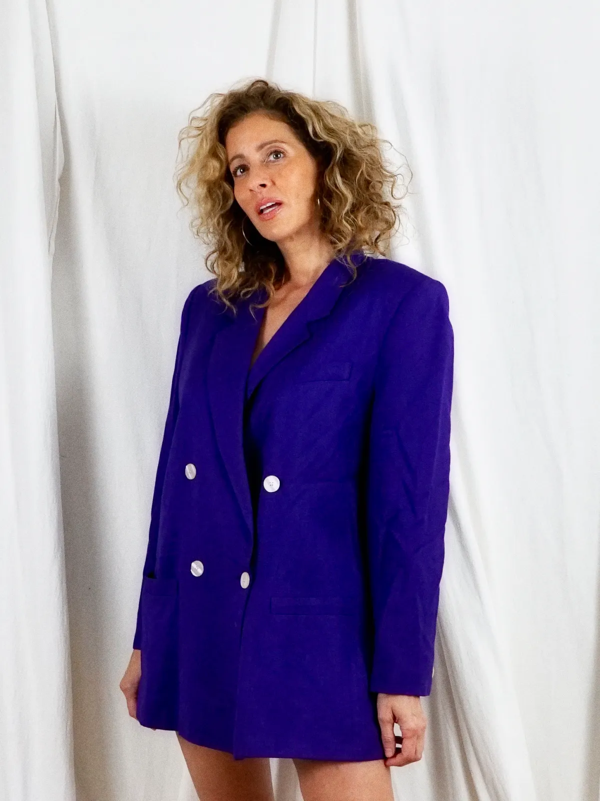 Vintage Ultraviolet Purple Blazer