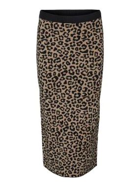 Vmaria Art Nw Pencil Skirt - Bruin Dessin