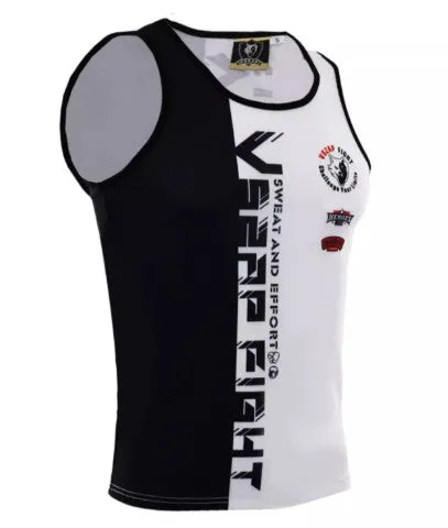 Vszap VTT027 Muay Thai Boxing Quick Dry Vest Tank Top S-4XL 2 Colours Unisex