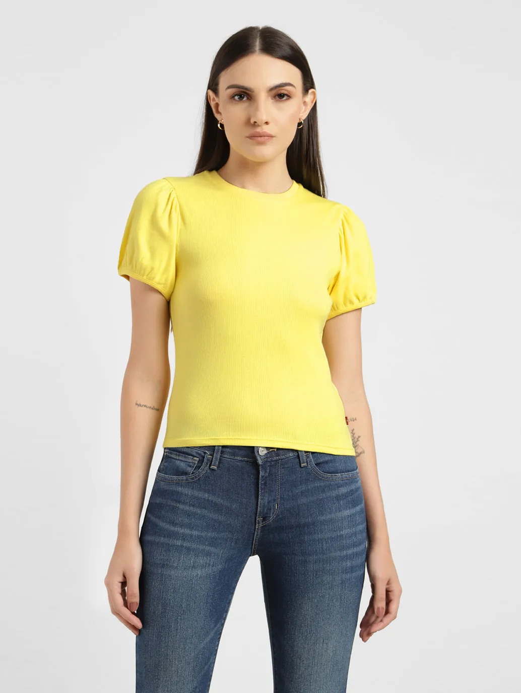 Women's Solid Slim Fit Top